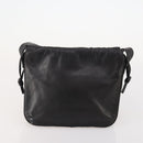 LOEWE Anagram Shoulder Bag Leather 2 Set Red Black Auth 178412-3