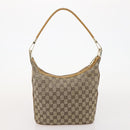 GUCCI GG Canvas Shoulder Bag Canvas 4 Set Beige Black Auth 178414-15