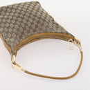 GUCCI GG Canvas Shoulder Bag Canvas 4 Set Beige Black Auth 178414-17