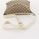 GUCCI GG Canvas Shoulder Bag Canvas 4 Set Beige Black Auth 178414-25