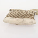 GUCCI GG Canvas Shoulder Bag Canvas 4 Set Beige Black Auth 178414-26