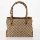 GUCCI GG Canvas Shoulder Bag Canvas 4 Set Beige Black Auth 178414-8