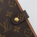 LOUIS VUITTON Monogram Agenda PM Day Planner Cover R20005 LV Auth 178417-12