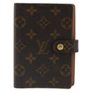 LOUIS VUITTON Monogram Agenda PM Day Planner Cover R20005 LV Auth 178417-2