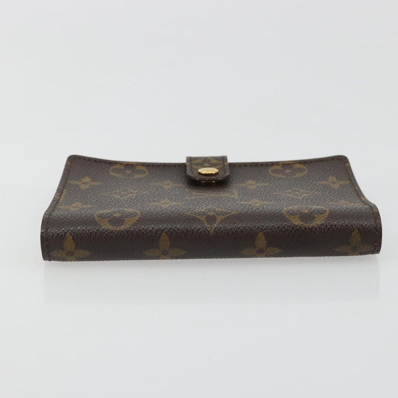 LOUIS VUITTON Monogram Agenda PM Day Planner Cover R20005 LV Auth 178417