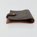 LOUIS VUITTON Monogram Agenda PM Day Planner Cover R20005 LV Auth 178417-6