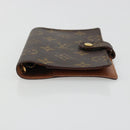 LOUIS VUITTON Monogram Agenda PM Day Planner Cover R20005 LV Auth 178417-7