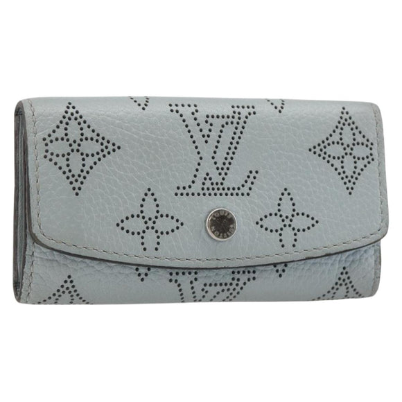LOUIS VUITTON Mahina Multicles 4 Key Case Magnolia M83504 LV Auth 178421A