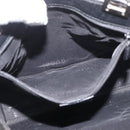 GUCCI GG Canvas Jackie Hand Bag Black Silver 002 1065 Auth 178472-22