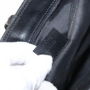GUCCI GG Canvas Jackie Hand Bag Black Silver 002 1065 Auth 178472-12