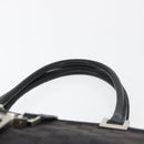 GUCCI GG Canvas Jackie Hand Bag Black Silver 002 1065 Auth 178472-8