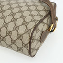 GUCCI GG Supreme Web Sherry Line Bag PVC Beige Gold 119 02 088 Auth 178473-16