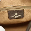 GUCCI GG Supreme Web Sherry Line Bag PVC Beige Gold 119 02 088 Auth 178473-18