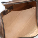 GUCCI GG Supreme Web Sherry Line Bag PVC Beige Gold 119 02 088 Auth 178473-11