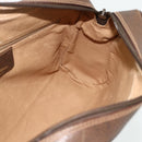 GUCCI GG Supreme Web Sherry Line Bag PVC Beige Gold 119 02 088 Auth 178473-19