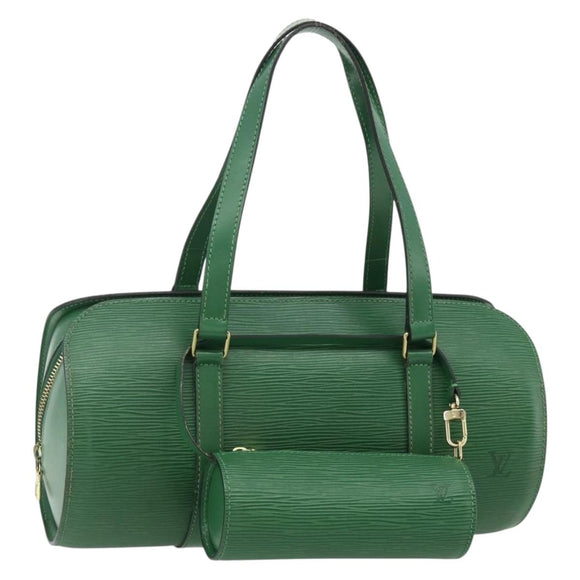LOUIS VUITTON Epi Soufflot Hand Bag Green M52224 LV Auth 178475A