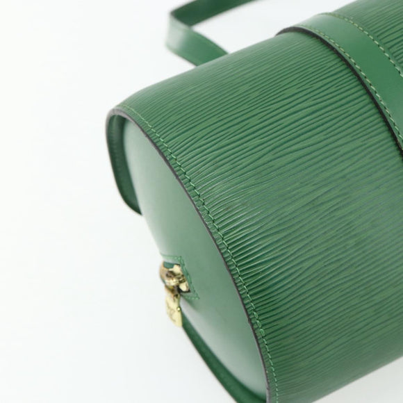 LOUIS VUITTON Epi Soufflot Hand Bag Green M52224 LV Auth 178475A