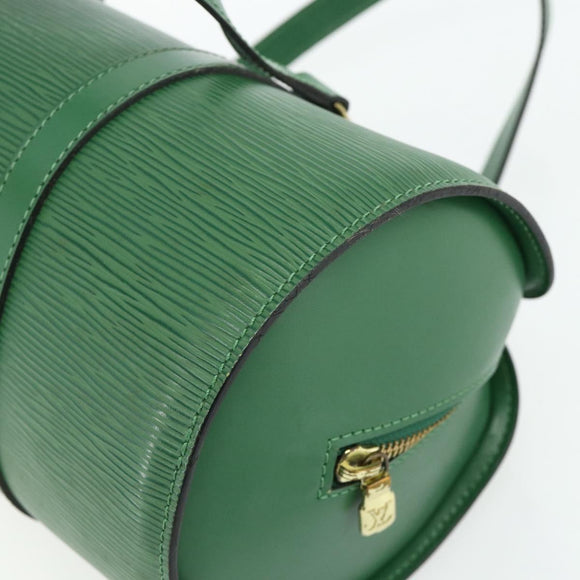 LOUIS VUITTON Epi Soufflot Hand Bag Green M52224 LV Auth 178475A