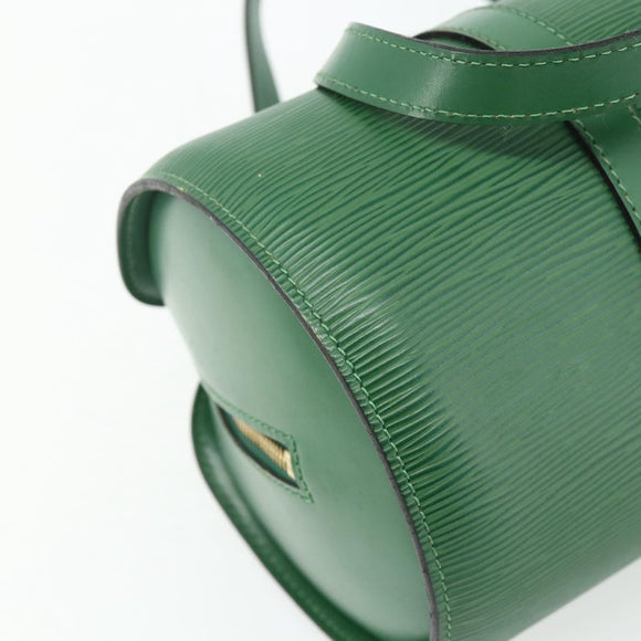 LOUIS VUITTON Epi Soufflot Hand Bag Green M52224 LV Auth 178475A