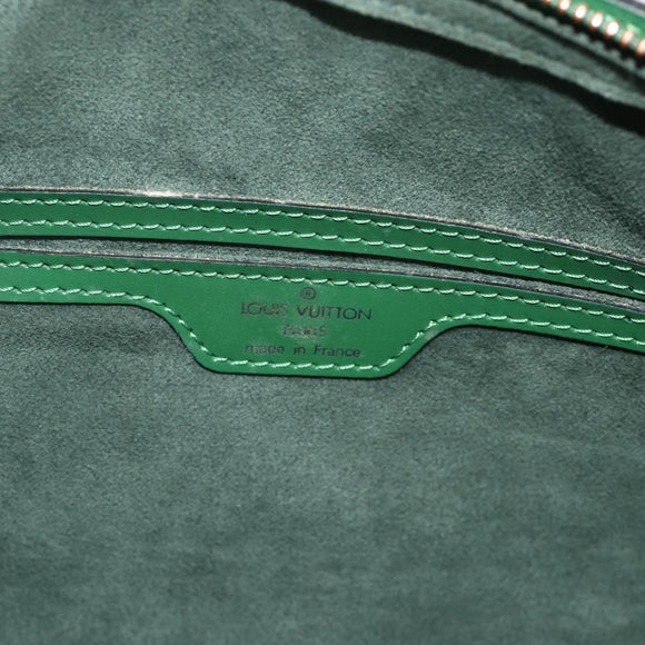 LOUIS VUITTON Epi Soufflot Hand Bag Green M52224 LV Auth 178475A