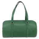 LOUIS VUITTON Epi Soufflot Hand Bag Green M52224 LV Auth 178475A-2