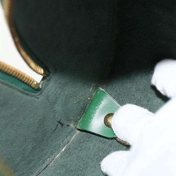 LOUIS VUITTON Epi Soufflot Hand Bag Green M52224 LV Auth 178475A