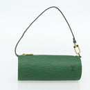 LOUIS VUITTON Epi Soufflot Hand Bag Green M52224 LV Auth 178475A-21