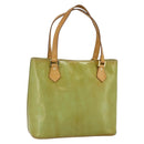 LOUIS VUITTON Monogram Vernis Houston Hand Bag Baby Blue M91005 LV Auth 178479-1