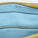 LOUIS VUITTON Monogram Vernis Houston Hand Bag Baby Blue M91005 LV Auth 178479-10