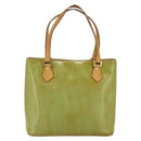 LOUIS VUITTON Monogram Vernis Houston Hand Bag Baby Blue M91005 LV Auth 178479-13