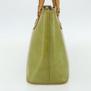LOUIS VUITTON Monogram Vernis Houston Hand Bag Baby Blue M91005 LV Auth 178479-3