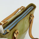 LOUIS VUITTON Monogram Vernis Houston Hand Bag Baby Blue M91005 LV Auth 178479-6