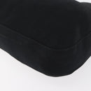 FENDI Mamma Baguette Shoulder Bag Black Silver Auth 178484-15