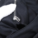 FENDI Mamma Baguette Shoulder Bag Black Silver Auth 178484-22