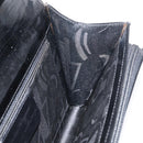 Salvatore Ferragamo Gancini Shoulder Bag Patent leather Black Silver Auth 178485-18