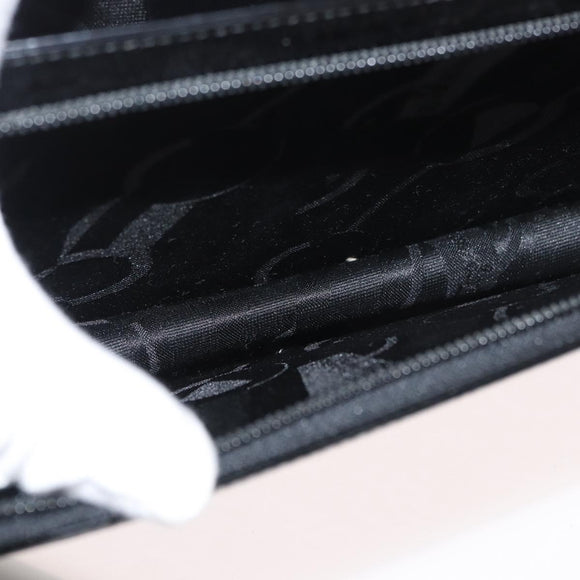Salvatore Ferragamo Gancini Shoulder Bag Patent leather Black Silver Auth 178485