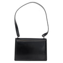 Salvatore Ferragamo Gancini Shoulder Bag Patent leather Black Silver Auth 178485-3