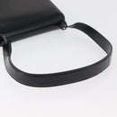 Salvatore Ferragamo Gancini Shoulder Bag Patent leather Black Silver Auth 178485-7
