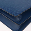 LOUIS VUITTON Epi Capuchin Shoulder Bag Blue M52345 LV Auth 178487-16
