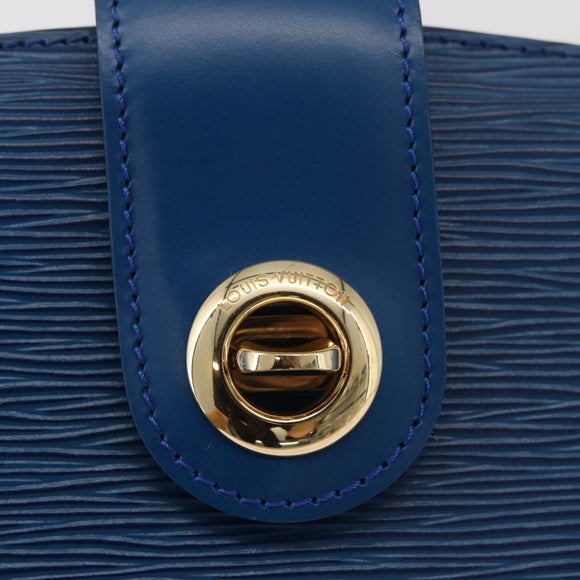 LOUIS VUITTON Epi Capuchin Shoulder Bag Blue M52345 LV Auth 178487