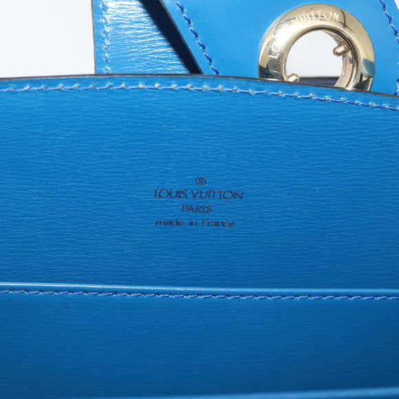 LOUIS VUITTON Epi Capuchin Shoulder Bag Blue M52345 LV Auth 178487