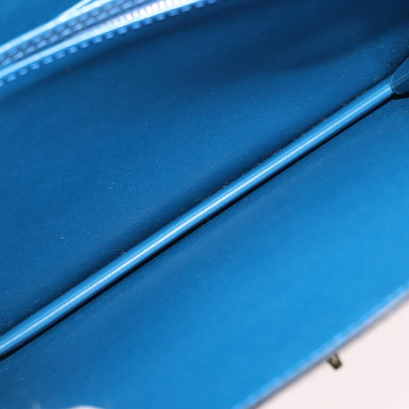 LOUIS VUITTON Epi Capuchin Shoulder Bag Blue M52345 LV Auth 178487
