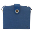 LOUIS VUITTON Epi Capuchin Shoulder Bag Blue M52345 LV Auth 178487-13