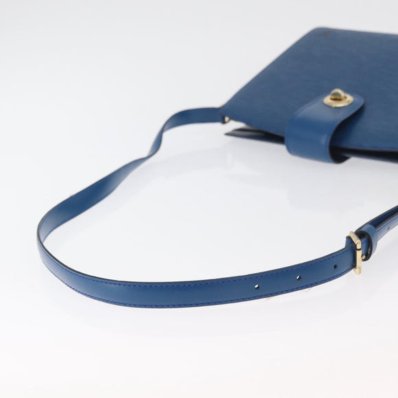 LOUIS VUITTON Epi Capuchin Shoulder Bag Blue M52345 LV Auth 178487