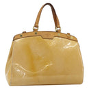 LOUIS VUITTON Vernis Blair MM Hand Bag 2way Rose Flow Lantern M91621 Auth 178488-1