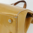 LOUIS VUITTON Vernis Blair MM Hand Bag 2way Rose Flow Lantern M91621 Auth 178488-16