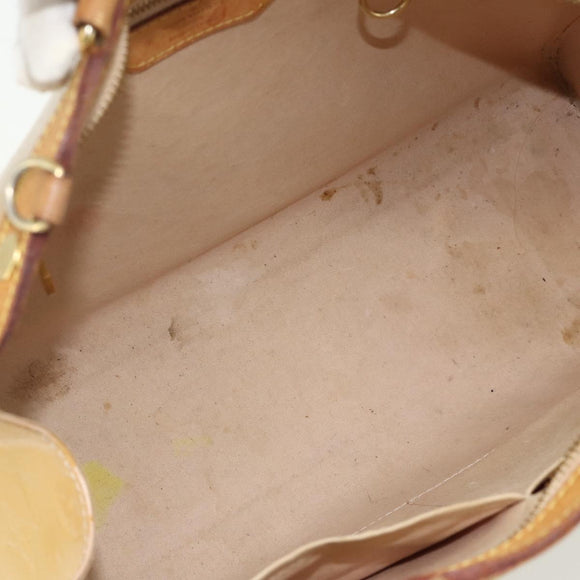 LOUIS VUITTON Vernis Blair MM Hand Bag 2way Rose Flow Lantern M91621 Auth 178488