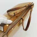 LOUIS VUITTON Vernis Blair MM Hand Bag 2way Rose Flow Lantern M91621 Auth 178488-6