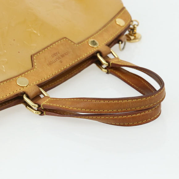 LOUIS VUITTON Vernis Blair MM Hand Bag 2way Rose Flow Lantern M91621 Auth 178488