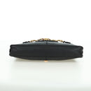 GUCCI Horsebit Schultertasche Leder Schwarz Gold 159402 Auth 178489SAV-5